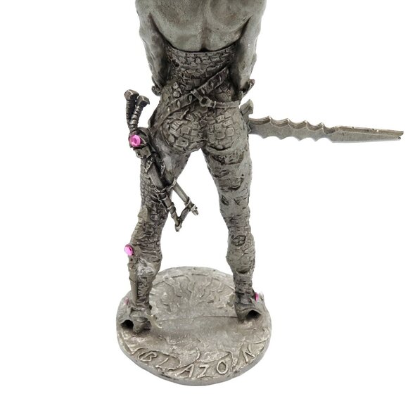 Rawcliffe Pewter Female Warrior Figurine Blazon C Rafm 97 Werner Klocke 1161012 - Picture 4 of 6